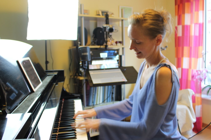 Live Klavierunterricht bei der Klavierschule Markt Bibart - Cornelia Kohler